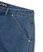 CARPENTER DENIM SHORTS [BLUE]