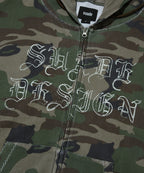 THERMAL CAMO HOOD ZIP UP [CAMO]