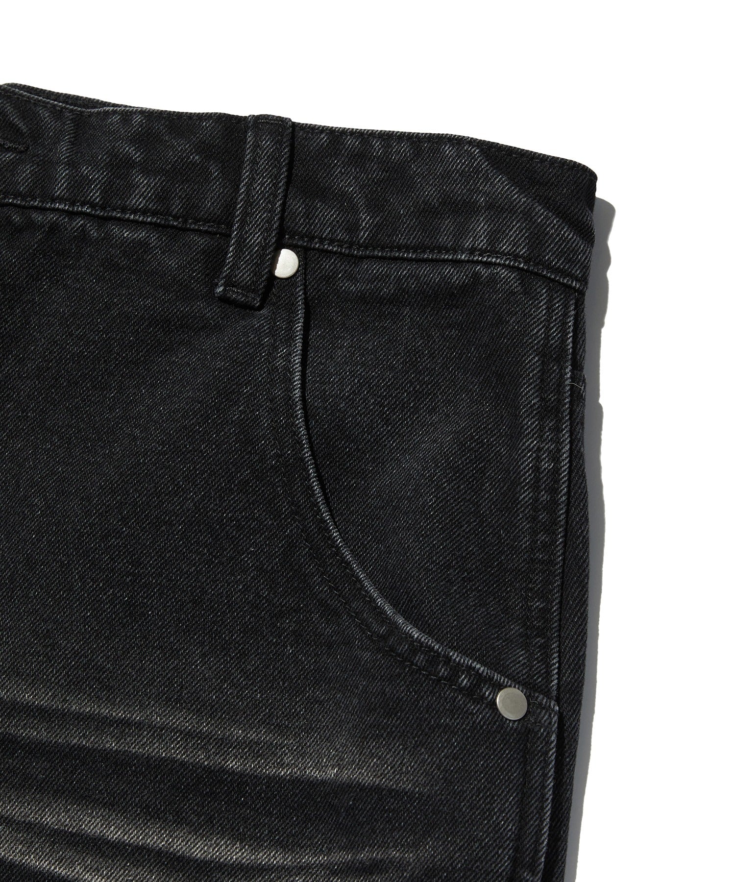WRINKLE DENIM [BLACK]