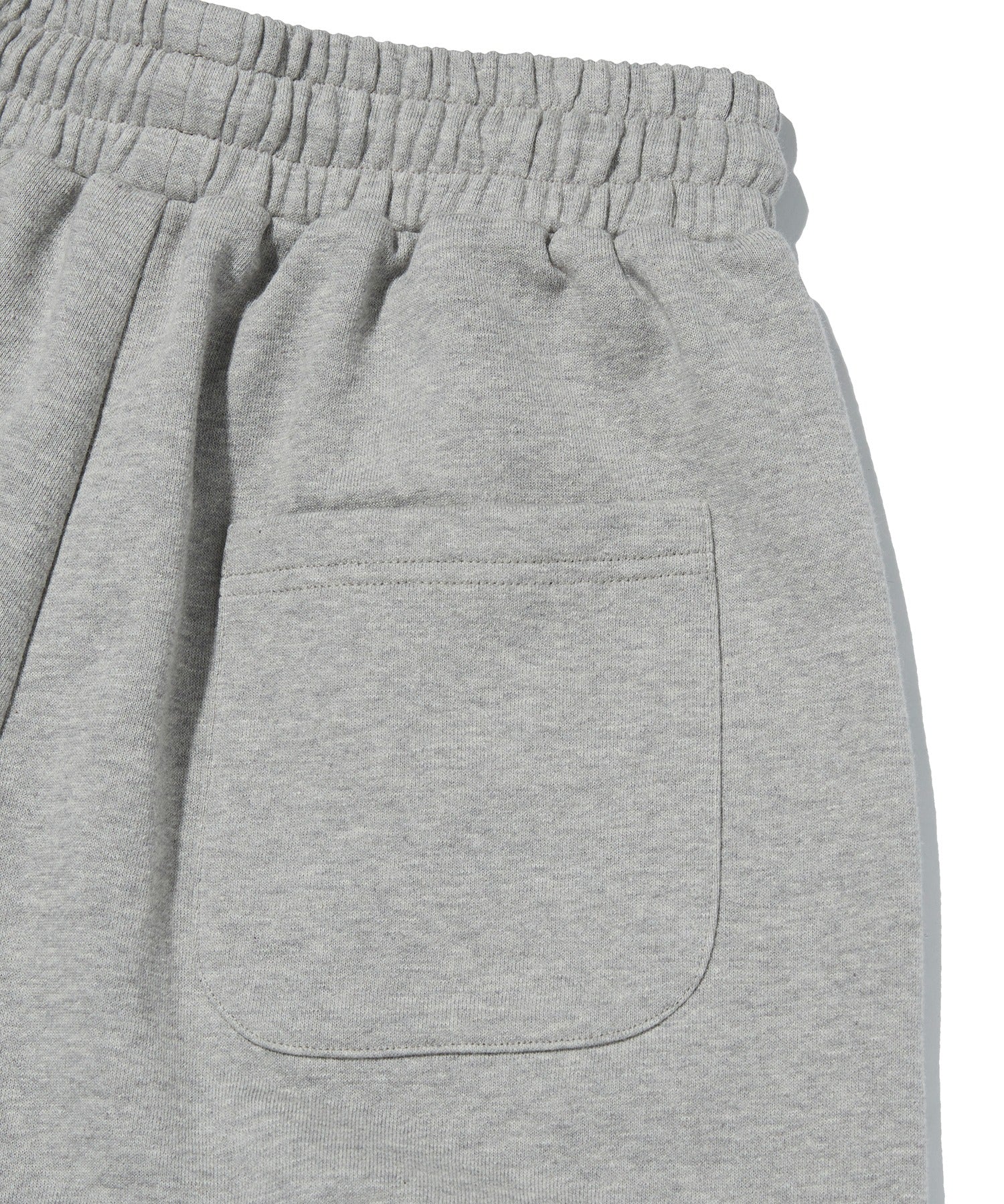 WIDE SWEAT SHORTS [GRAY]