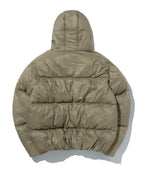 HOODED PUFFER JACKET [KHAKI]