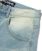 COLOR WASHED DENIM [BLUE]