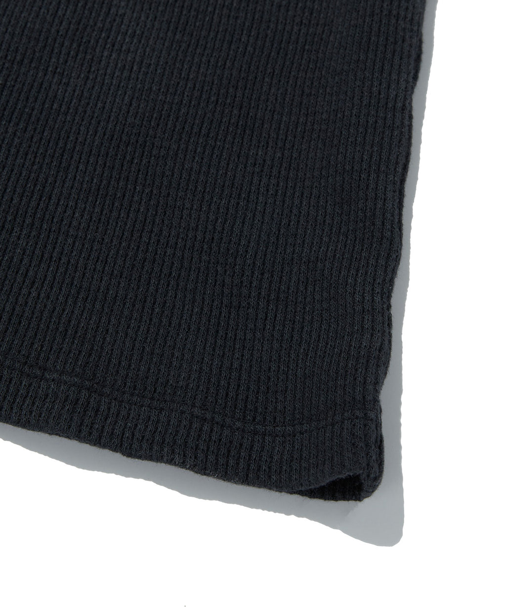 WASHED THERMAL LOGO TEE [BLACK]
