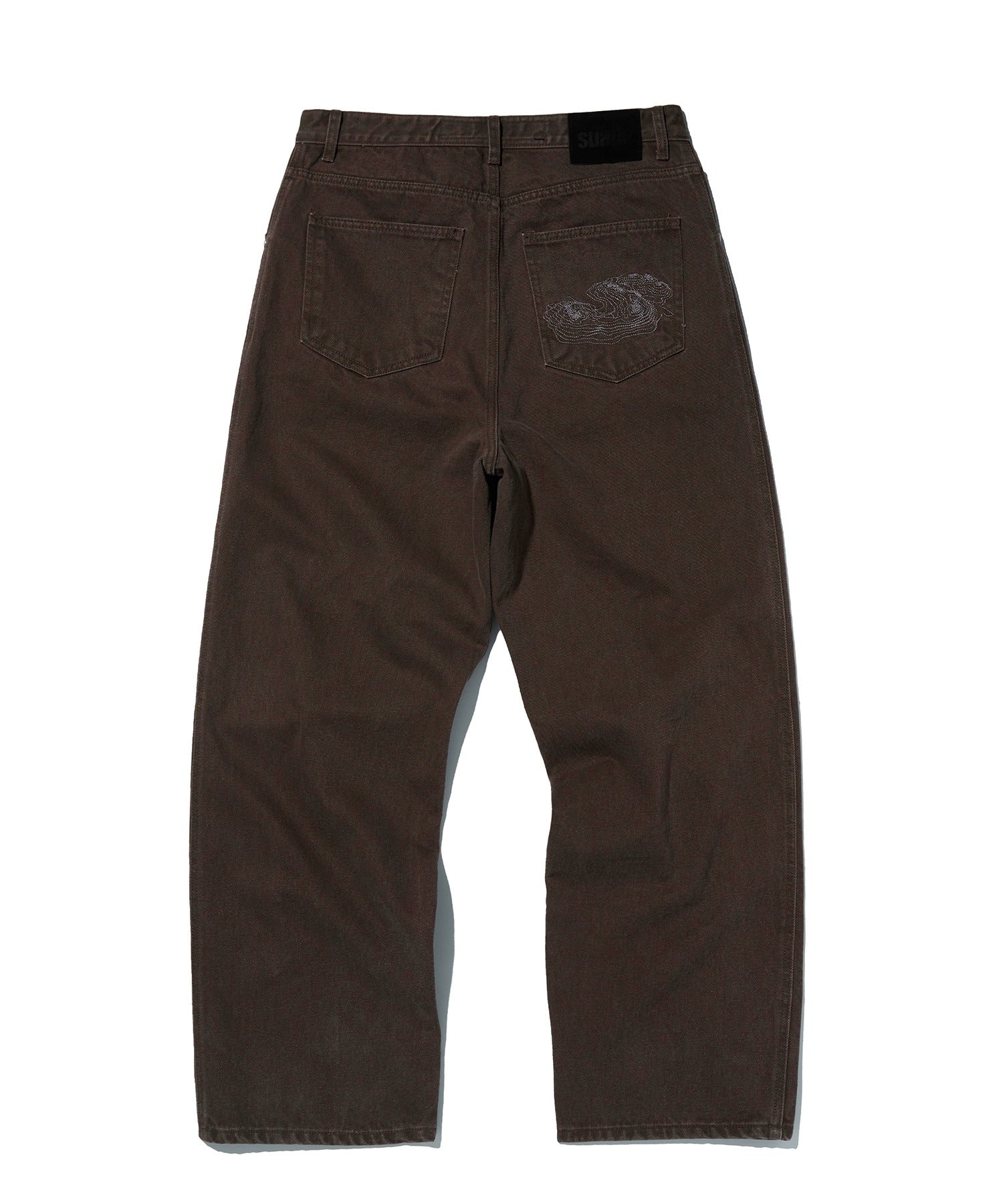 CONTOUR POCKET DENIM [BROWN]