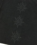 SUNNY ONE SHOULDER TEE [WASHING BLACK]