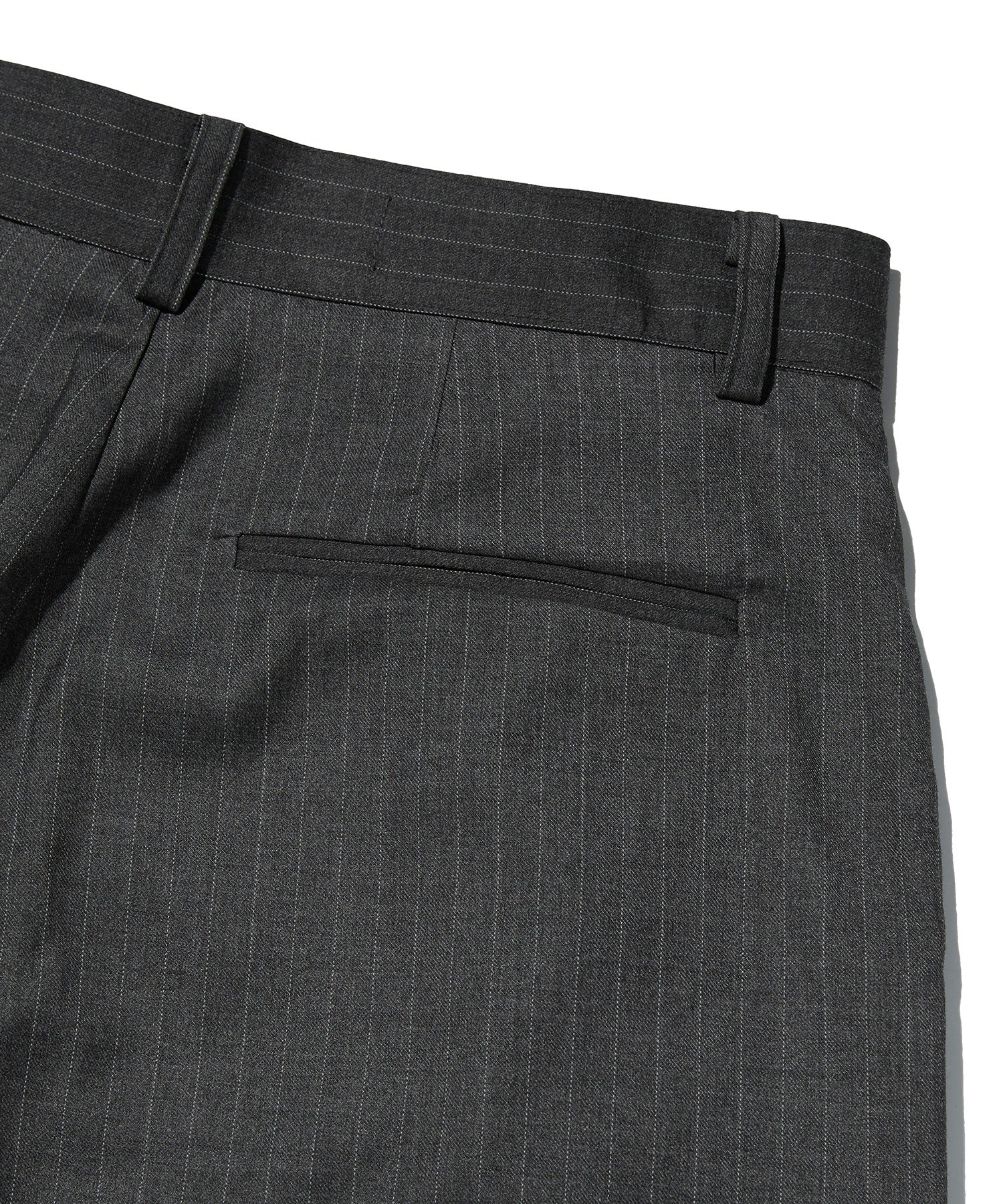 TWO TUCK STRIPE SLACKS [GRAY]