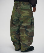 WASHED CARGO PANTS [GREEN CAMO]