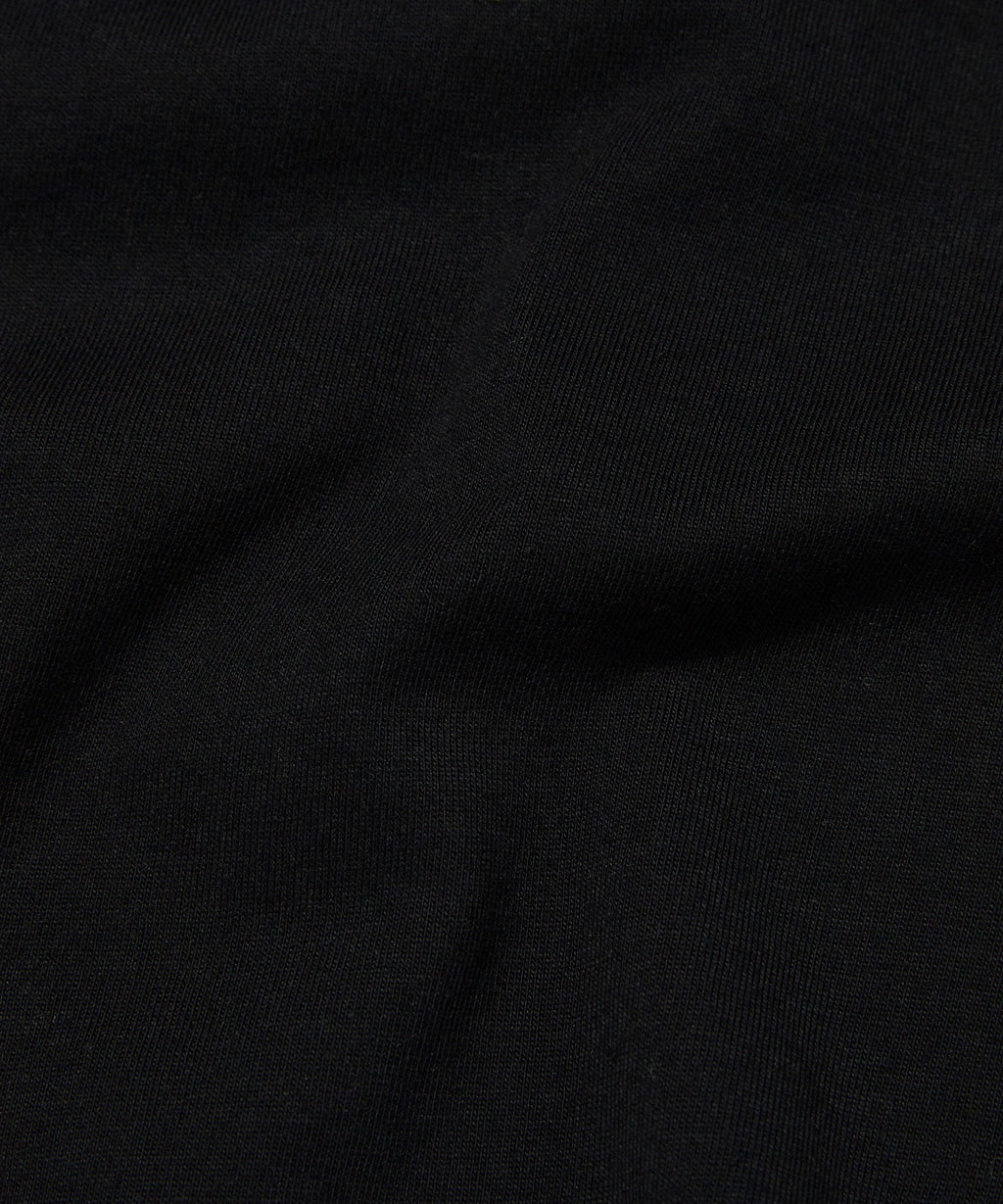 HUH!! LEOPARD TEE [BLACK]