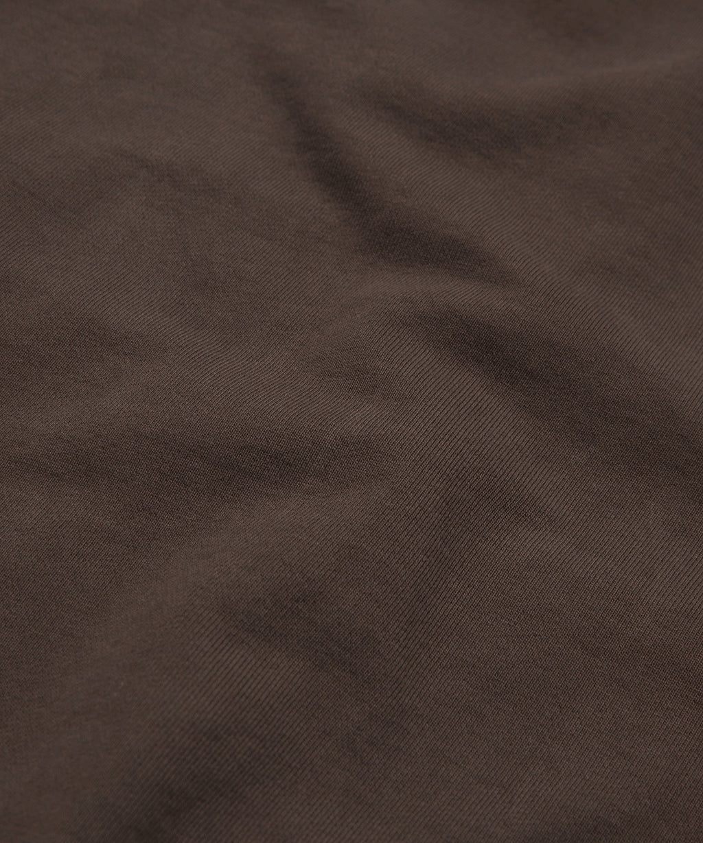 NORMAL HOOD ZIP UP [BROWN]