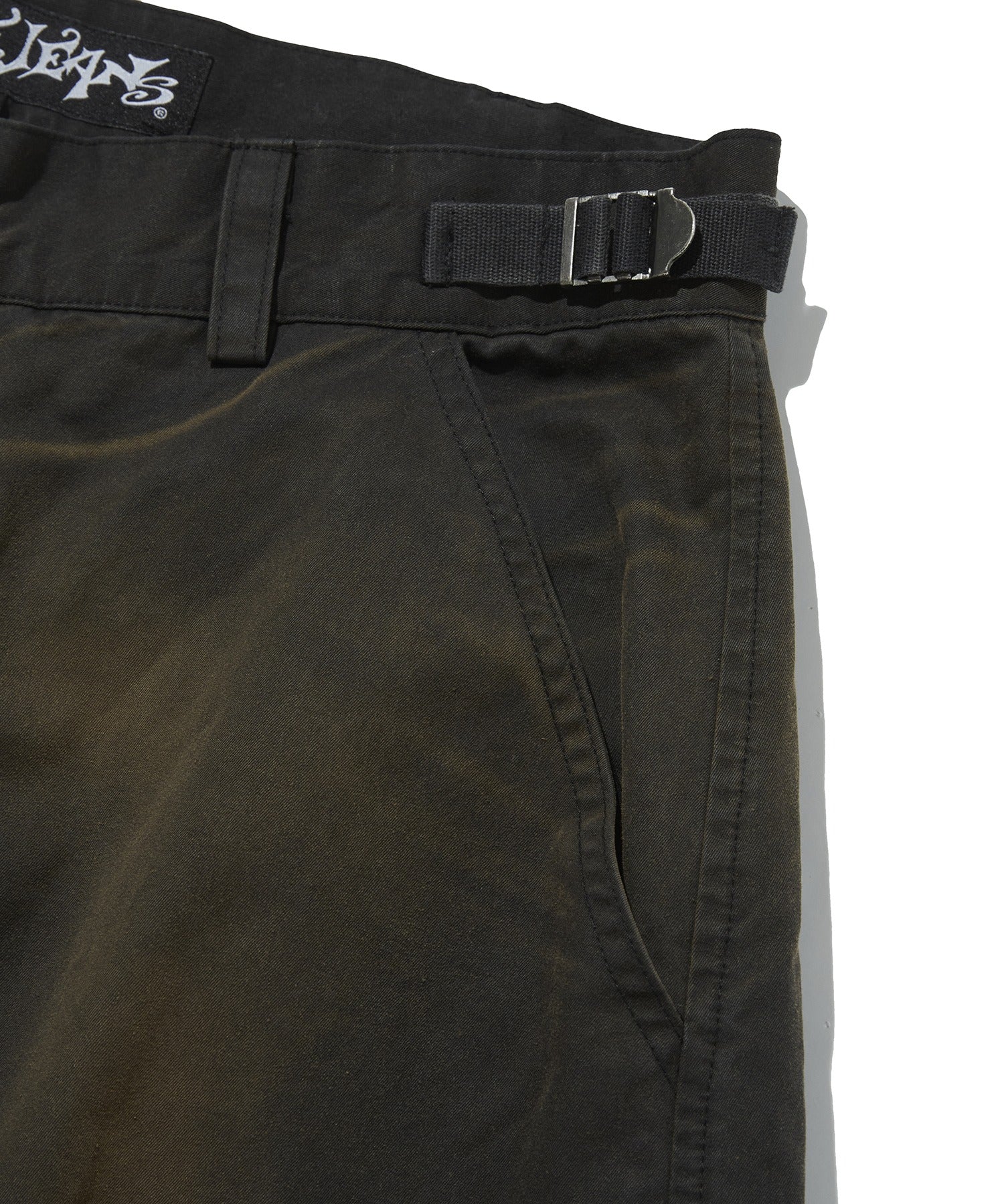 WASHED CARGO PANTS [DARK BLACK]