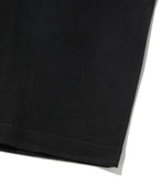 POCKET CROPPED TEE [WASHING BLACK]