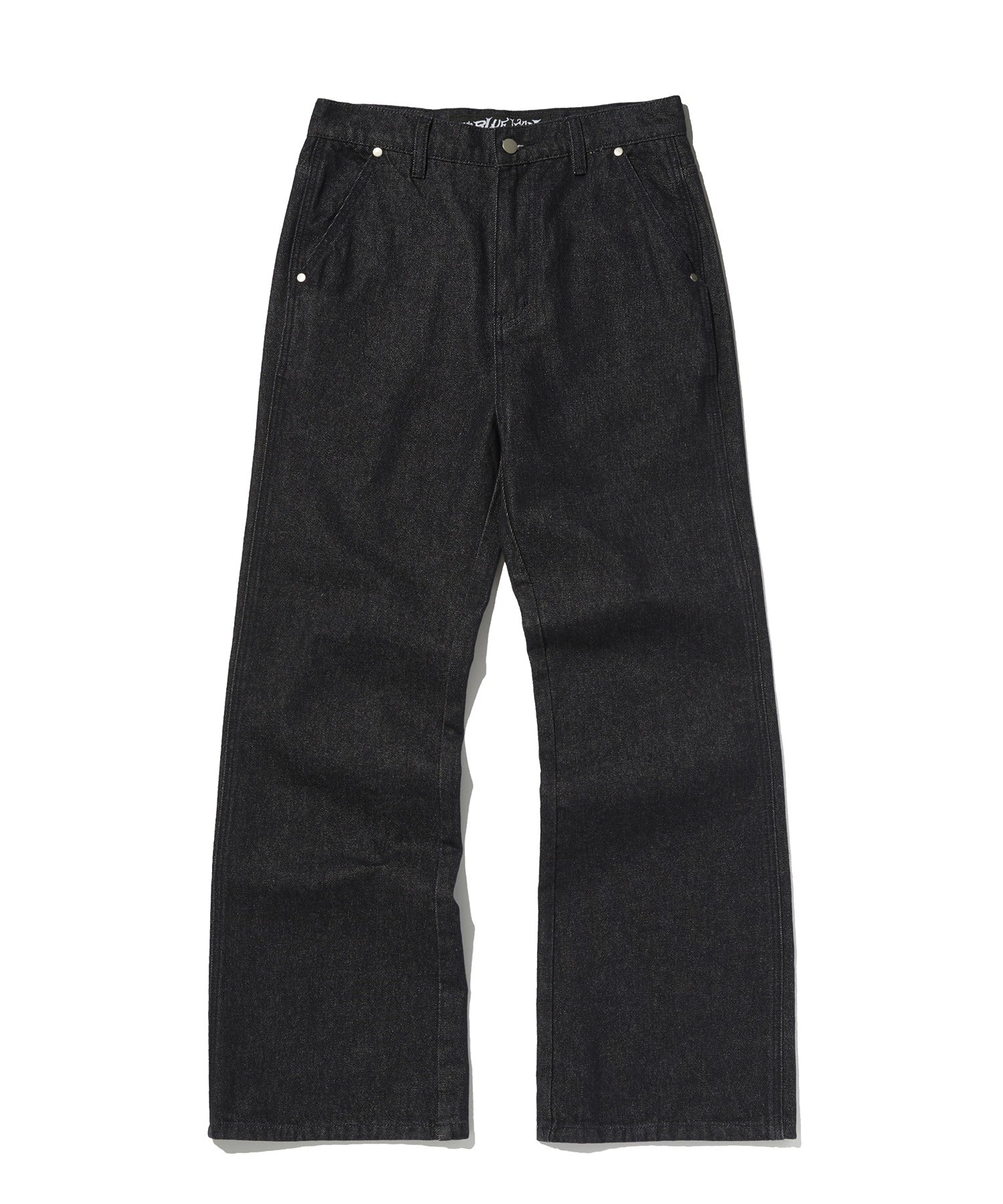 CURVED FLARE DENIM [RAW INDIGO]