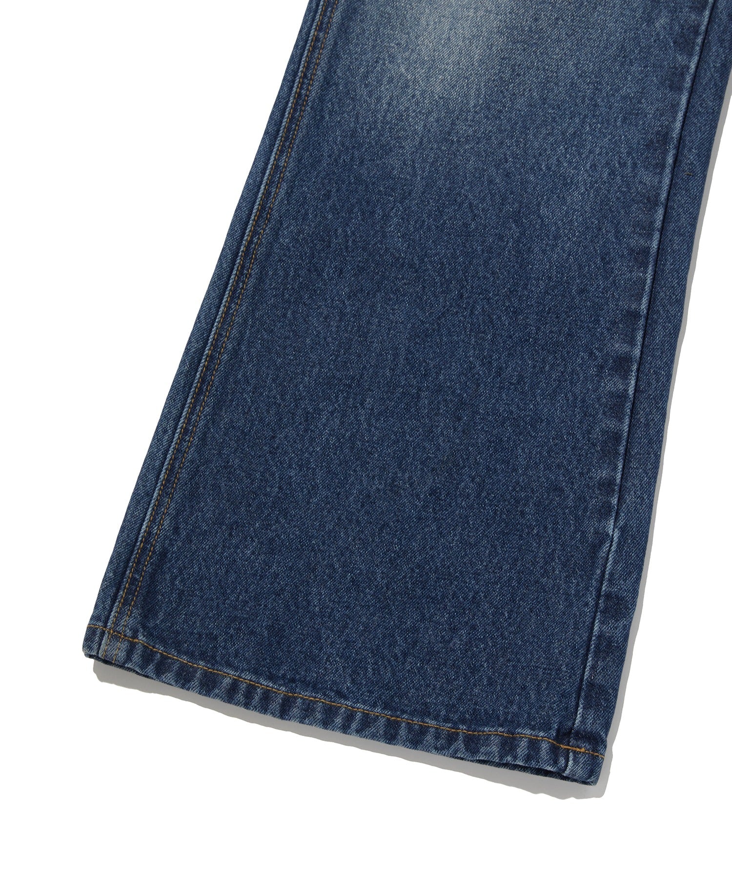 CURVED FLARE DENIM [BLUE]