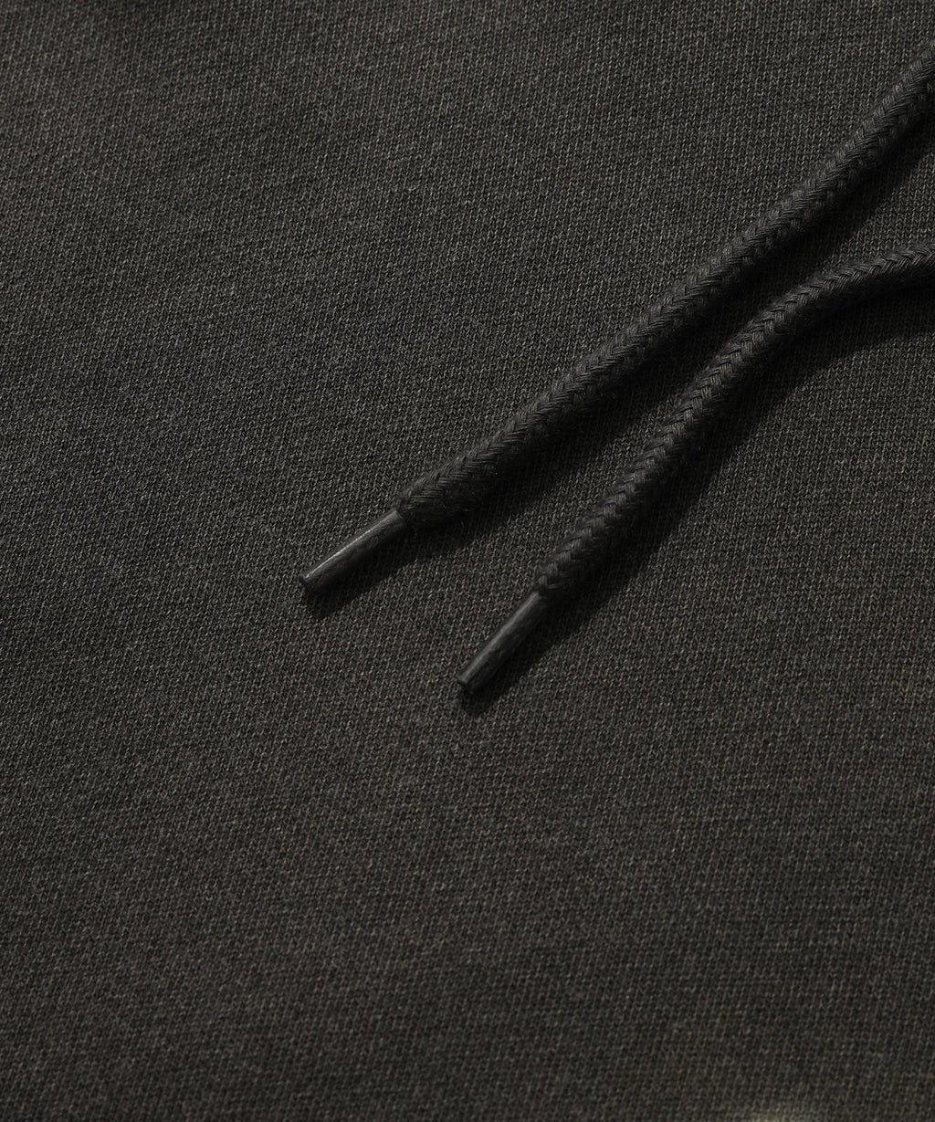 FIRE SUADE HOODIE [PIGMENT BLACK]