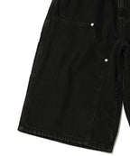 CONTOUR DOUBLE KNEE SHORTS [BLACK]