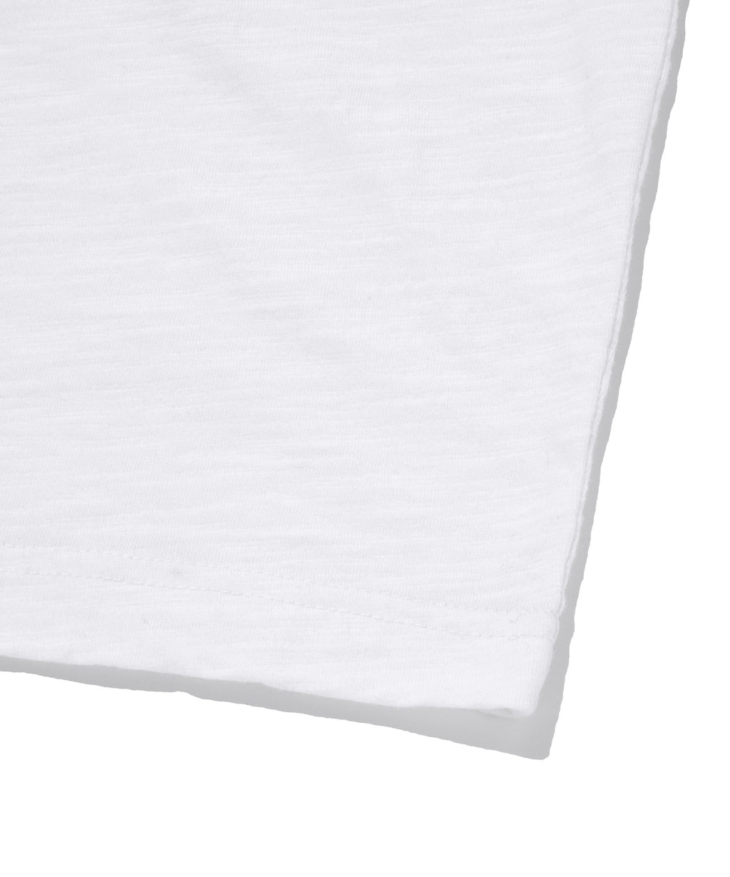 TEXTURED POCKET TEE [WHITE]