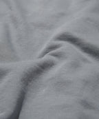 LOOSE SUADE HOOD ZIP UP [BLUE GRAY]