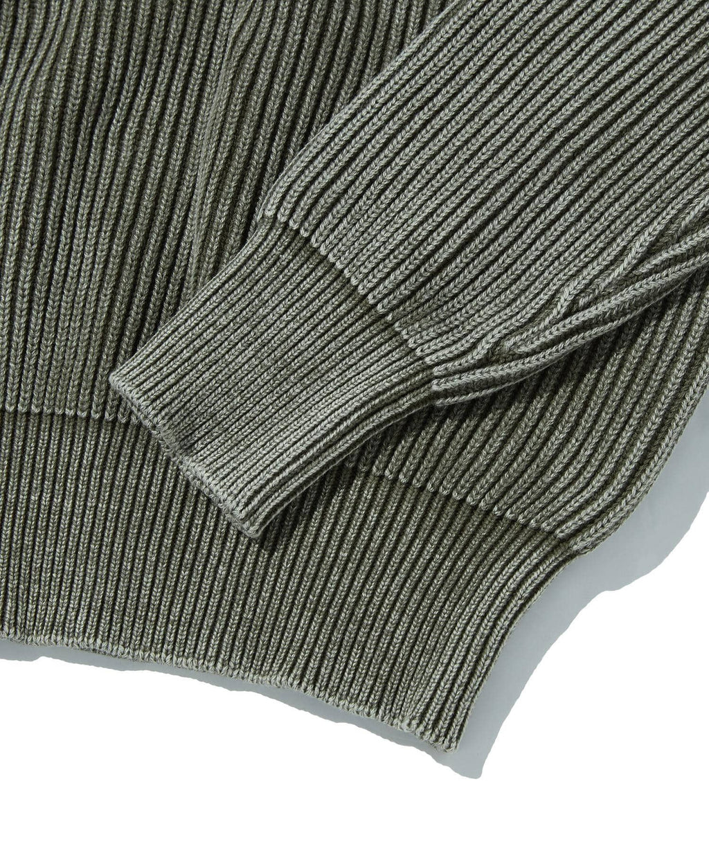 WASHED KNIT [KHAKI]