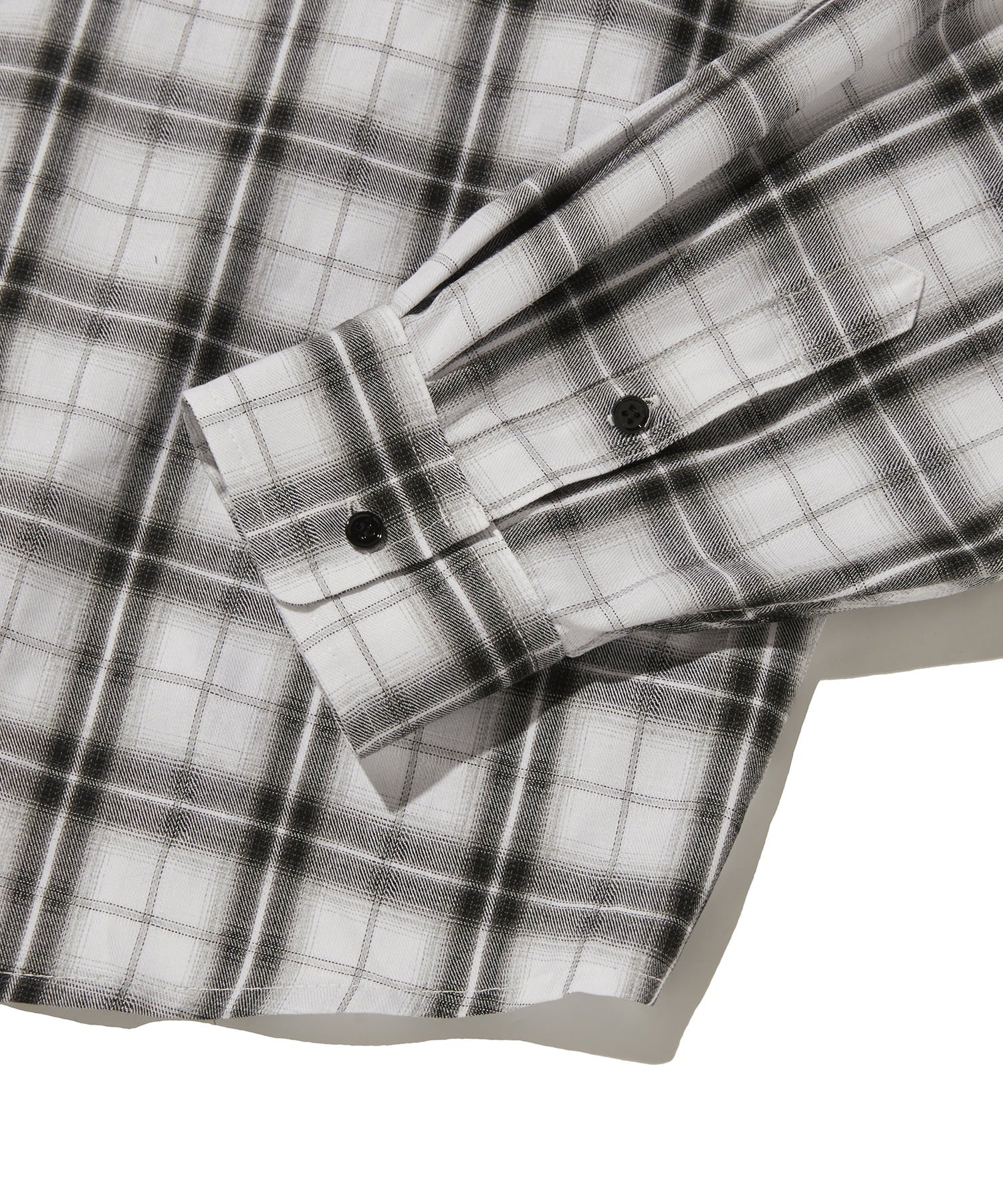 CROPPED CHECK SHIRT [WHITE]