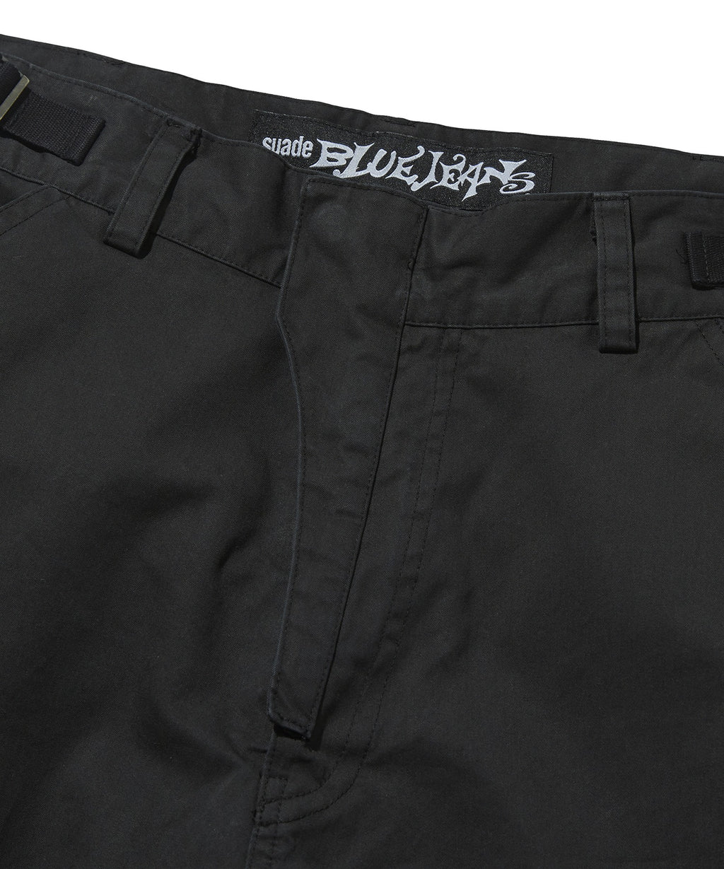 WASHED CARGO PANTS [BLACK]