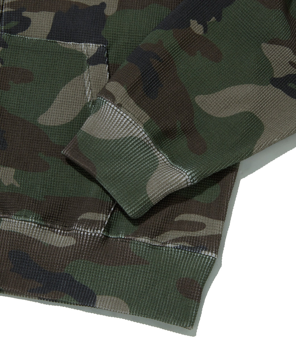 THERMAL CAMO HOOD ZIP UP [CAMO]