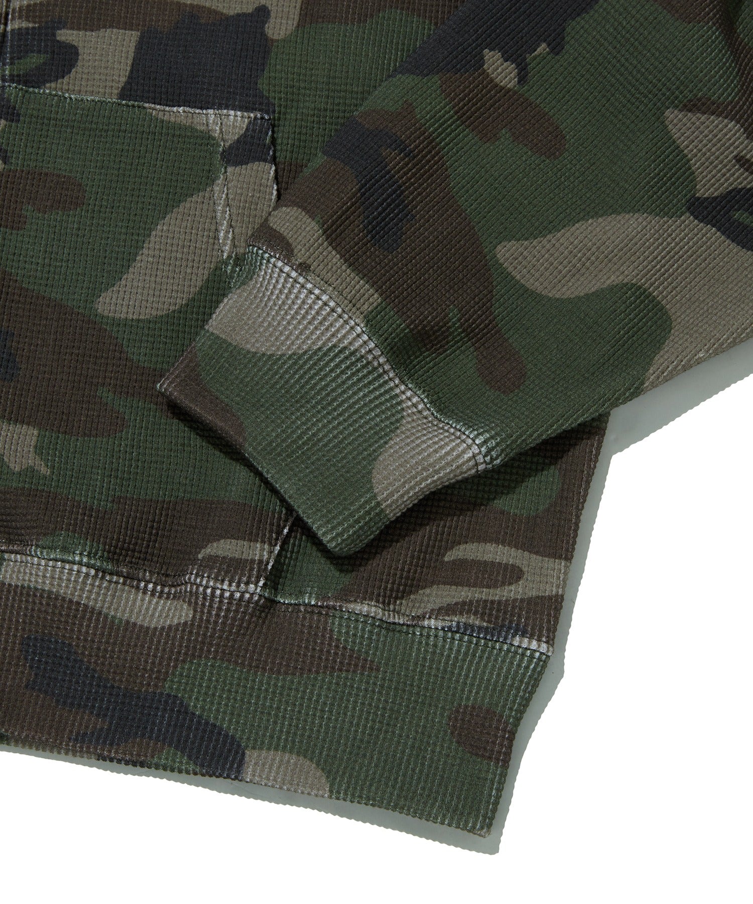 THERMAL CAMO HOOD ZIP UP [CAMO]