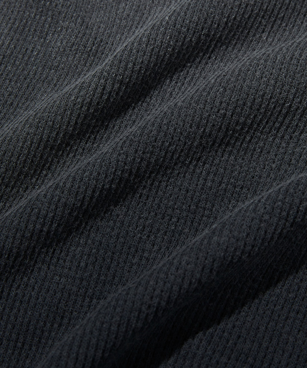 WASHED THERMAL LOGO TEE [BLACK]