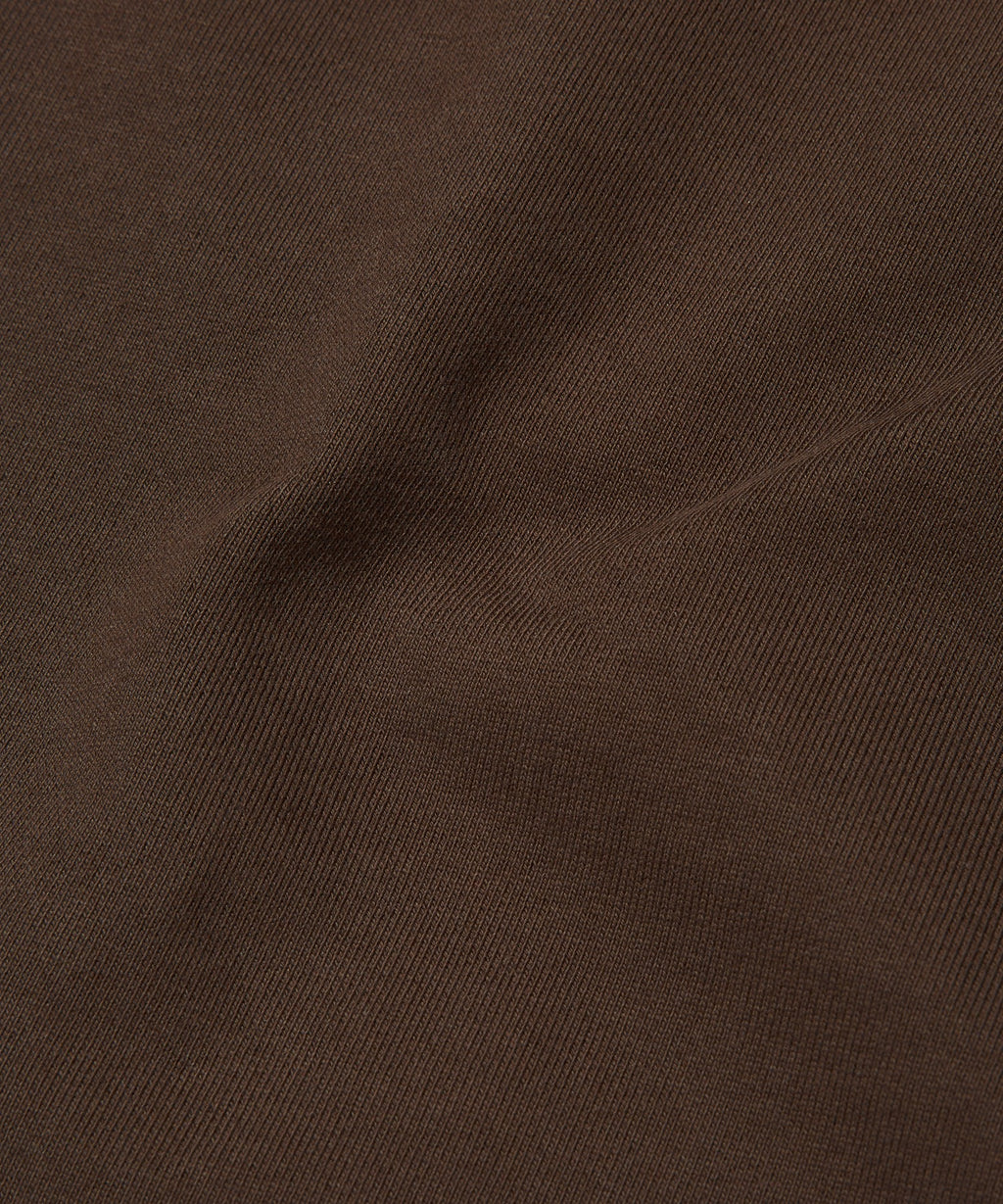 WIDE SWEAT SHORTS [BROWN]