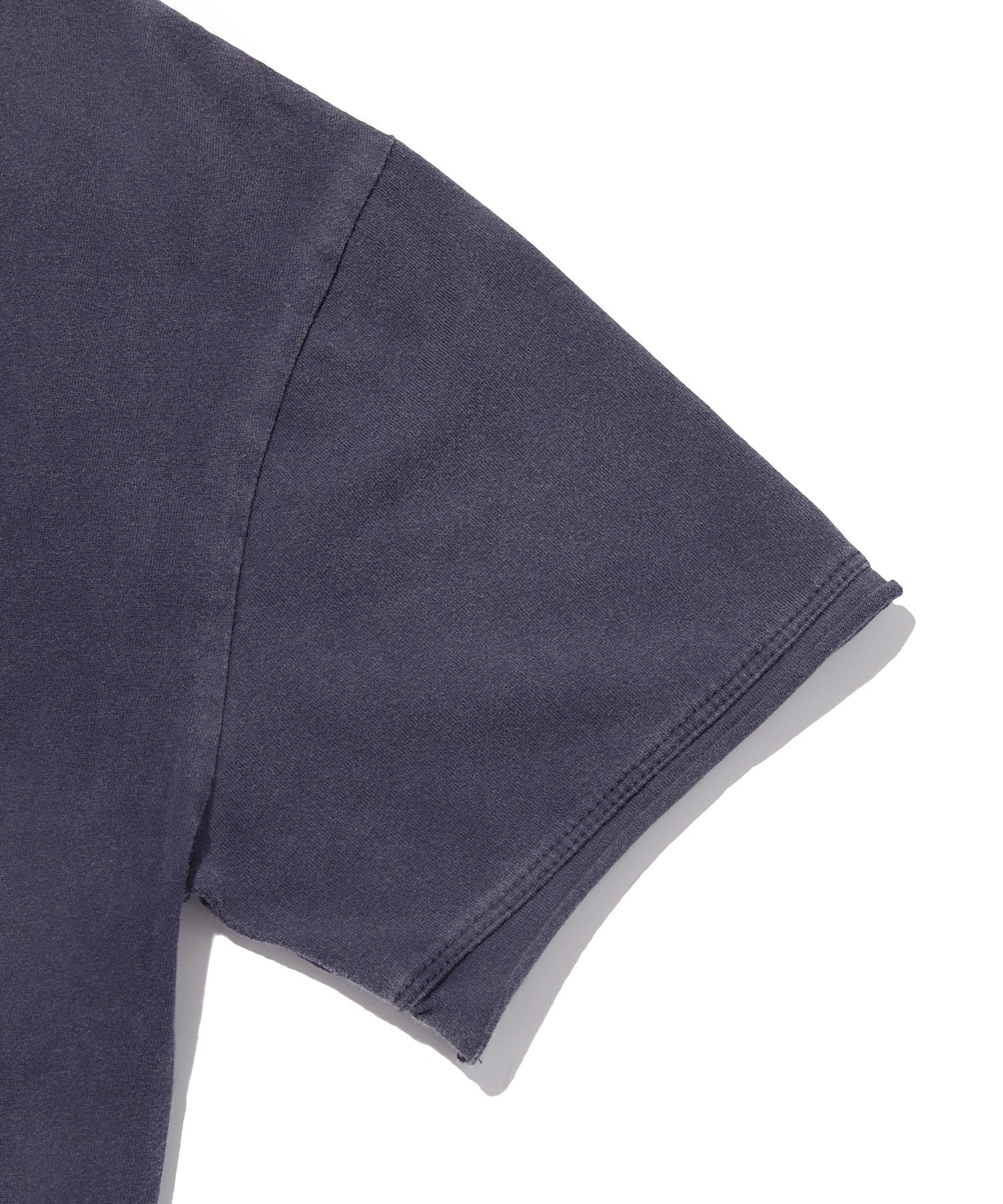 WASHED HENLEY NECK TEE [WASHING NAVY]