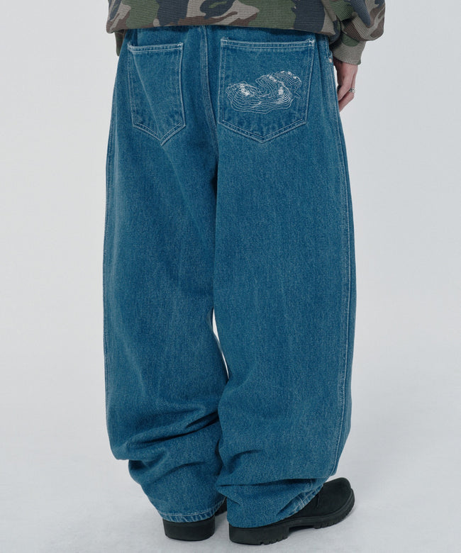 CONTOUR POCKET DENIM [BLUE] Hover Image