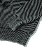 WASHED KNIT [BLACK]
