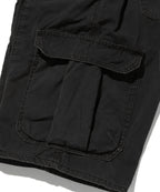 WIDE CARGO SHORTS [BLACK]