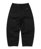 WIDE CHINO PANTS [BLACK]