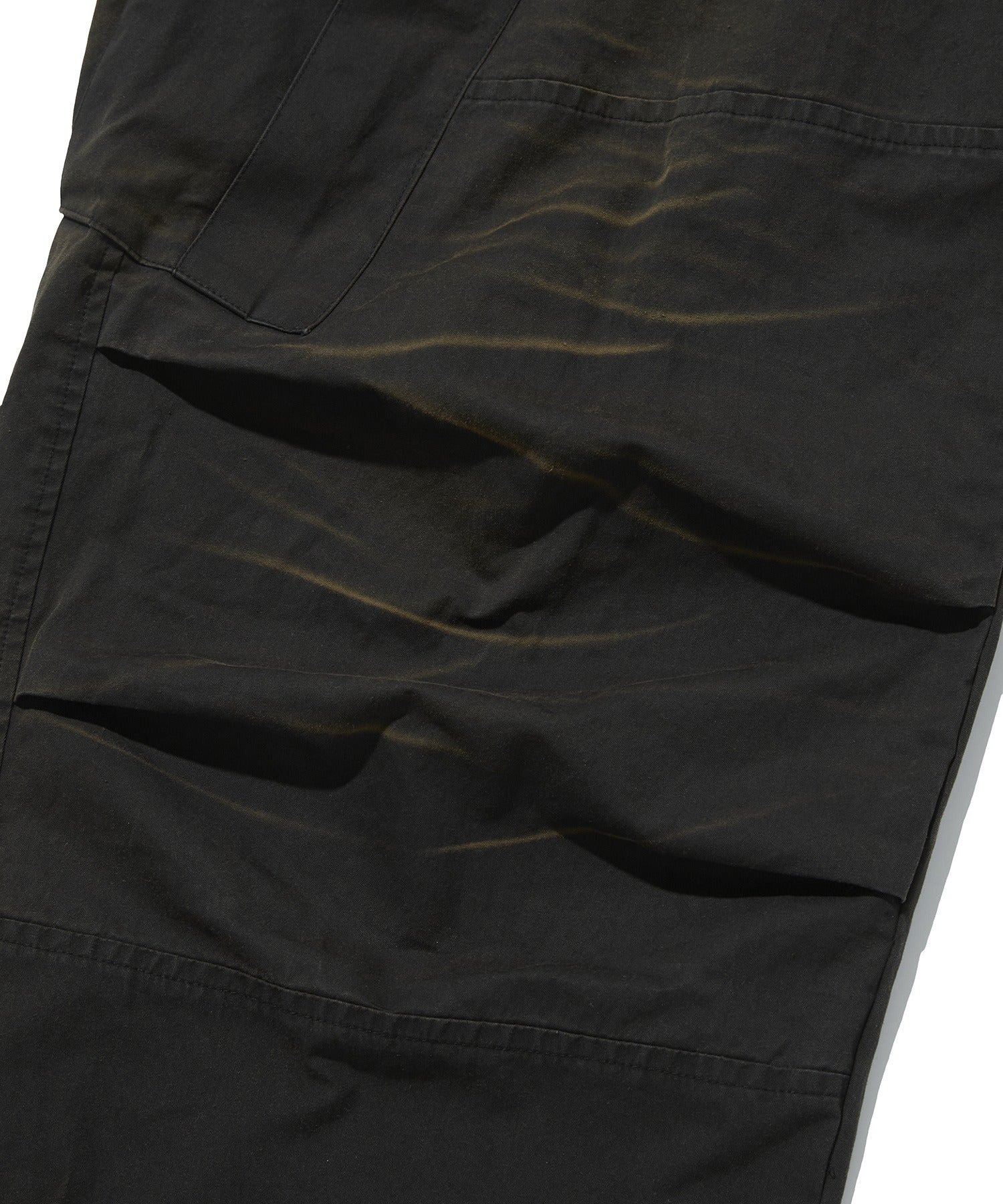 WASHED CARGO PANTS [DARK BLACK]