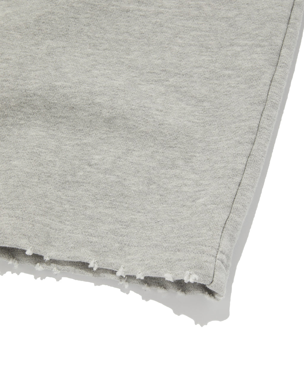 CUT EDGE SWEAT SHORTS [GRAY]