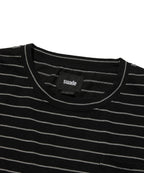 TEXTURED POCKET TEE [BLACK WHITE]