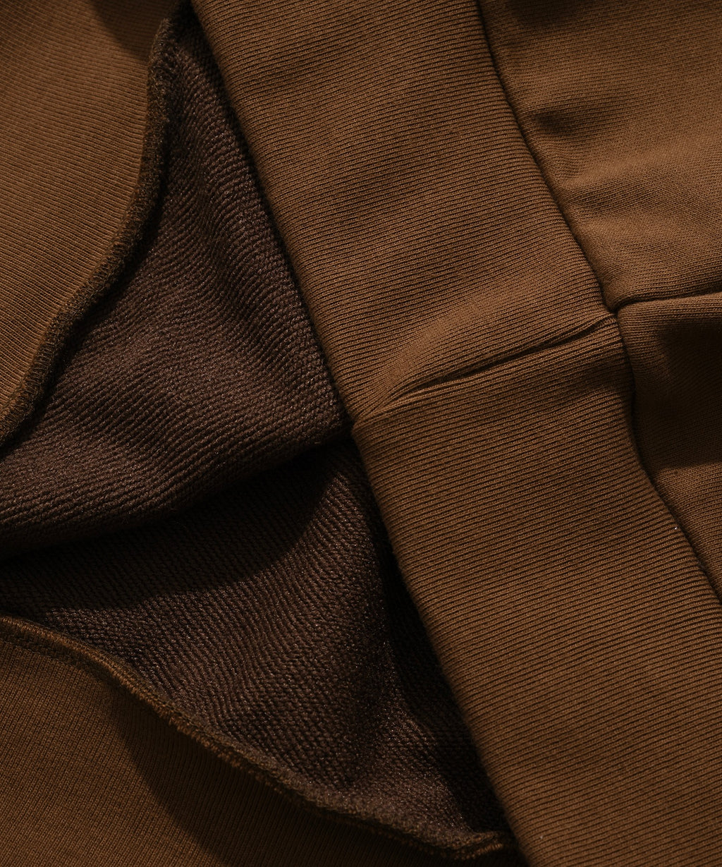FIRE SUADE HOODIE [BROWN]