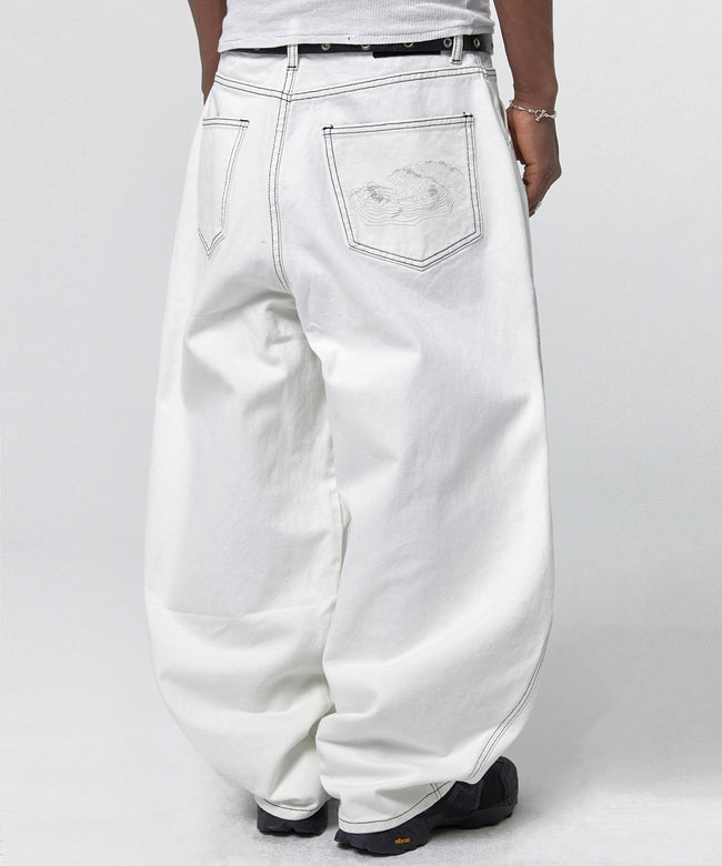 CONTOUR POCKET DENIM [WHITE] Hover Image
