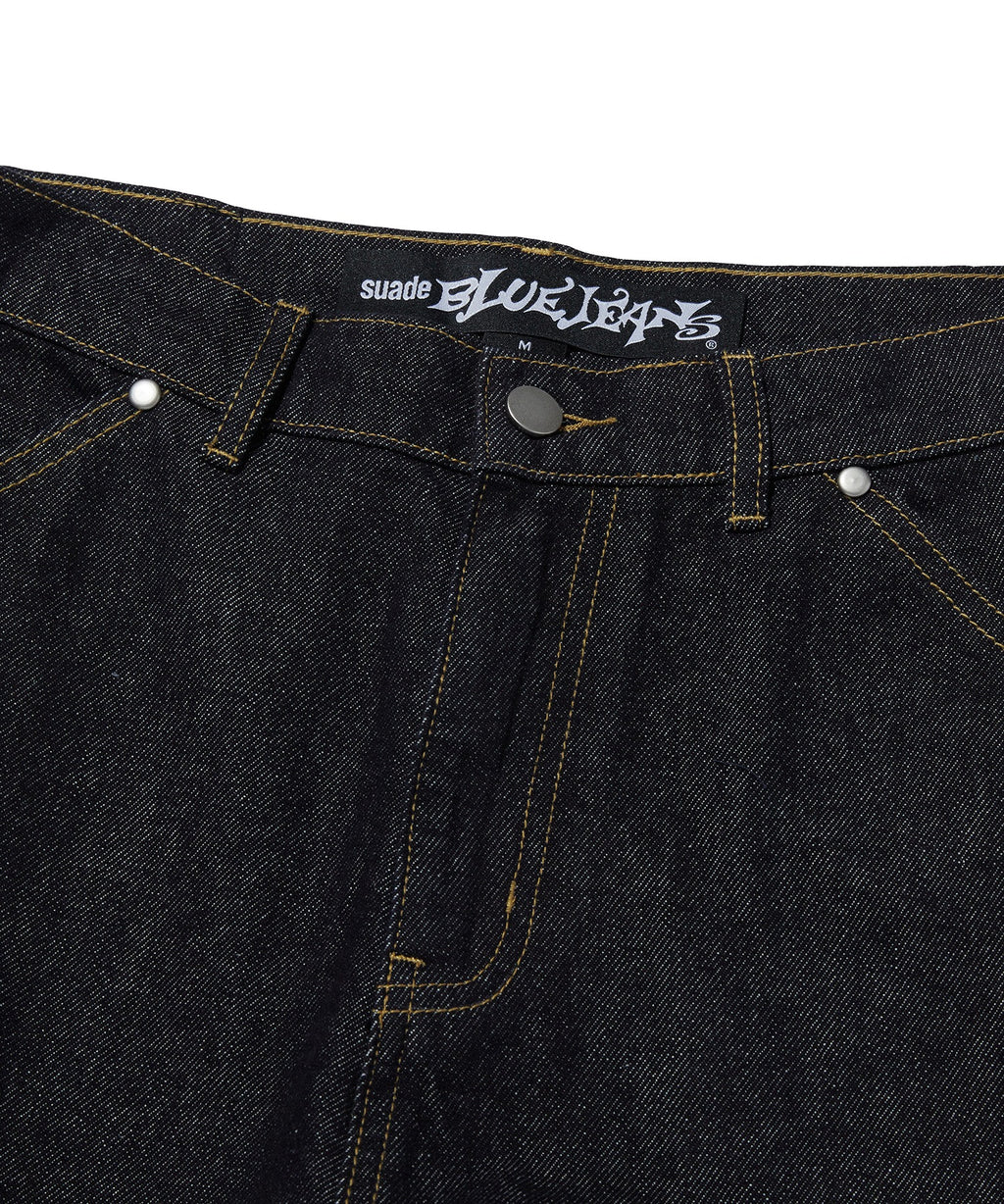 CARPENTER DENIM SHORTS [RAW INDIGO]