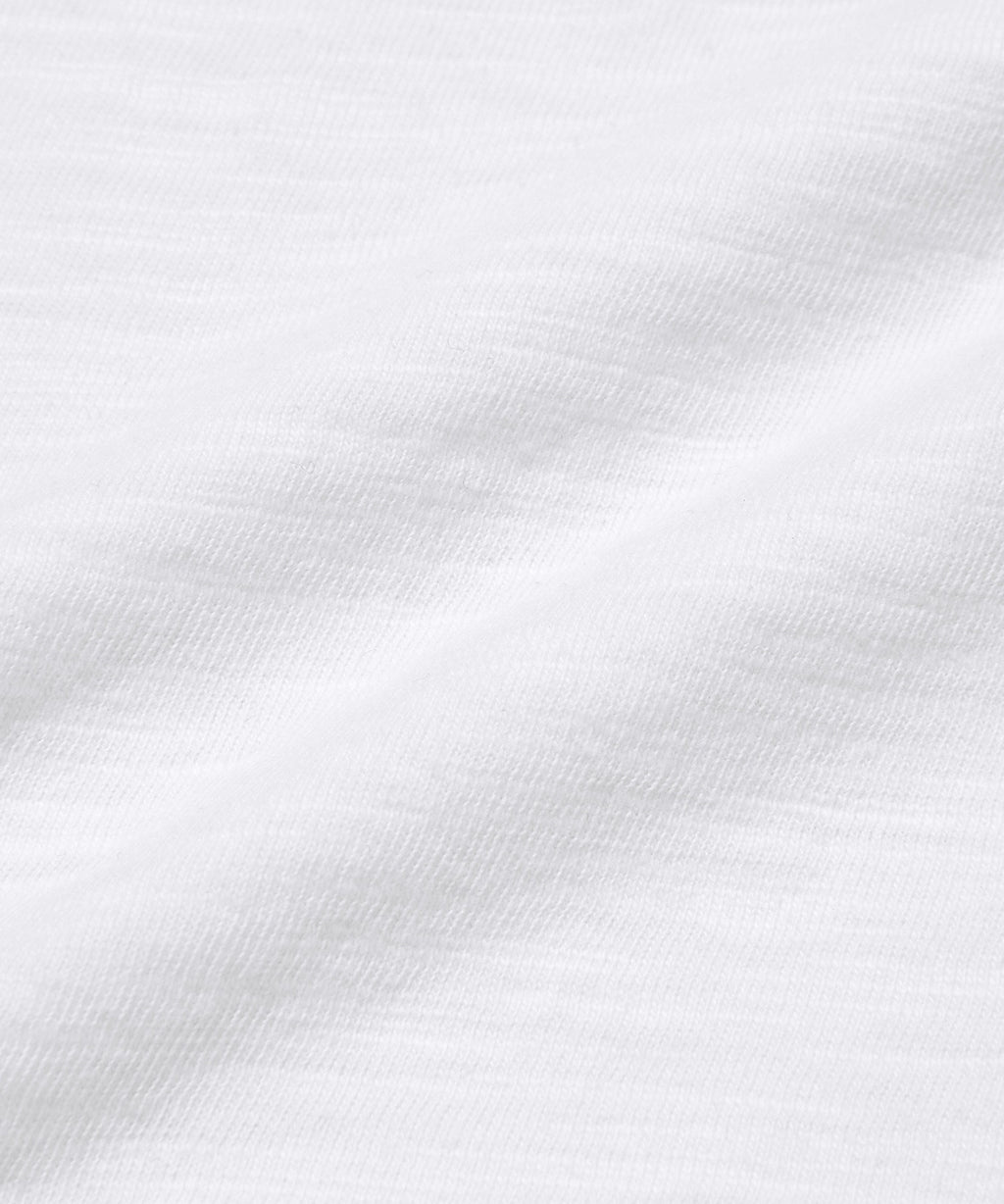 TEXTURED POCKET TEE [WHITE]