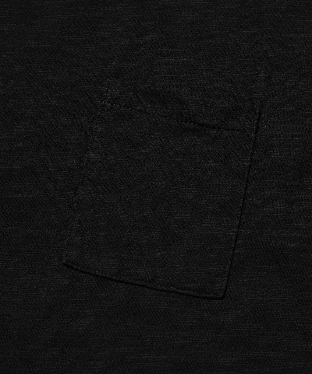 TEXTURED POCKET TEE [BLACK]