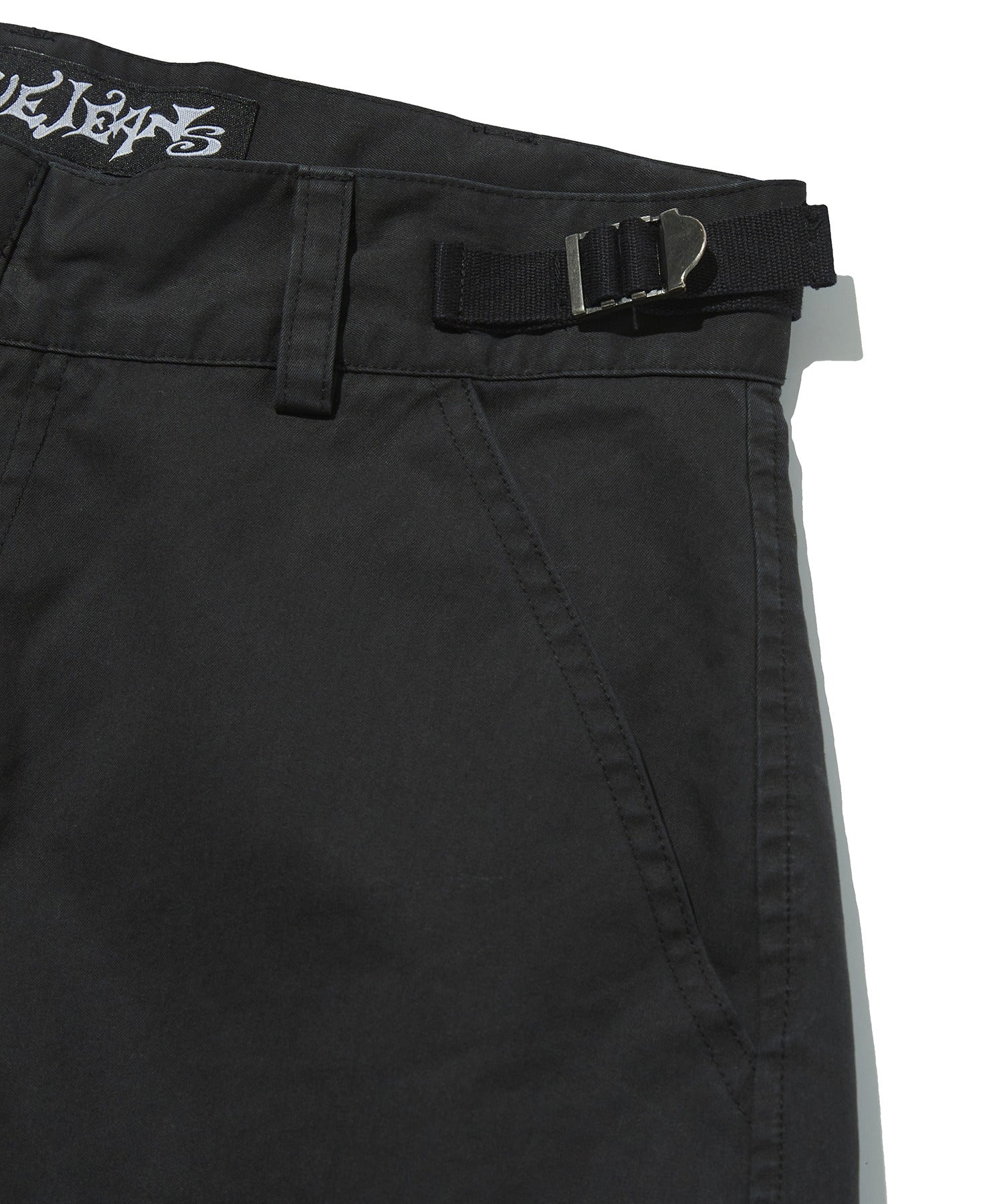 WASHED CARGO PANTS [BLACK]