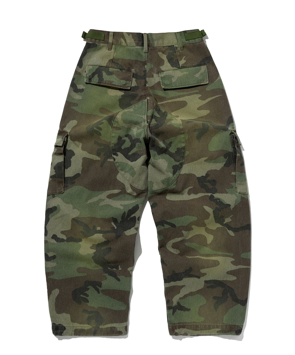WASHED CARGO PANTS [GREEN CAMO]