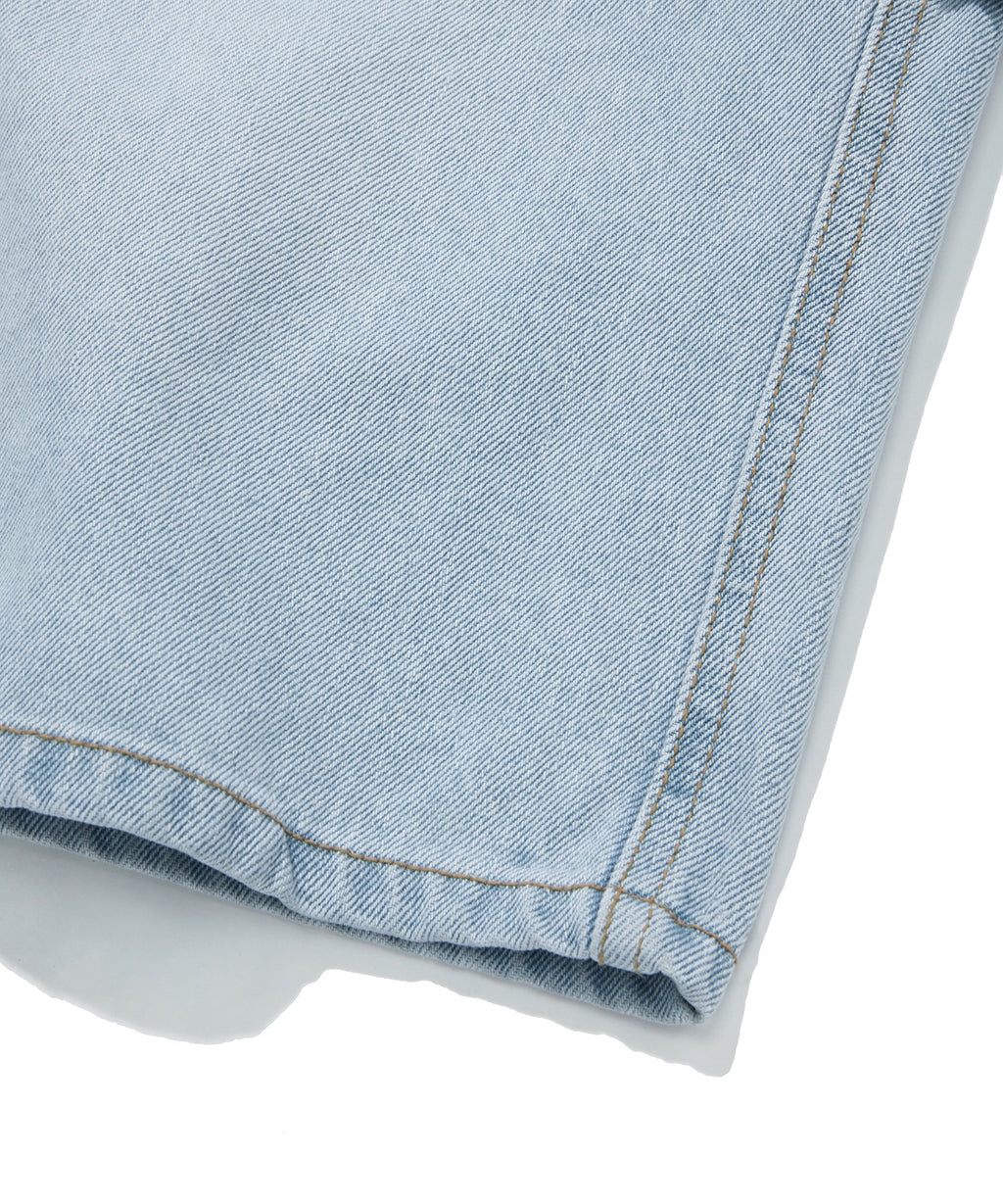 CARPENTER DENIM SHORTS [LIGHT BLUE]