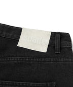 CARPENTER DENIM SHORTS [BLACK]