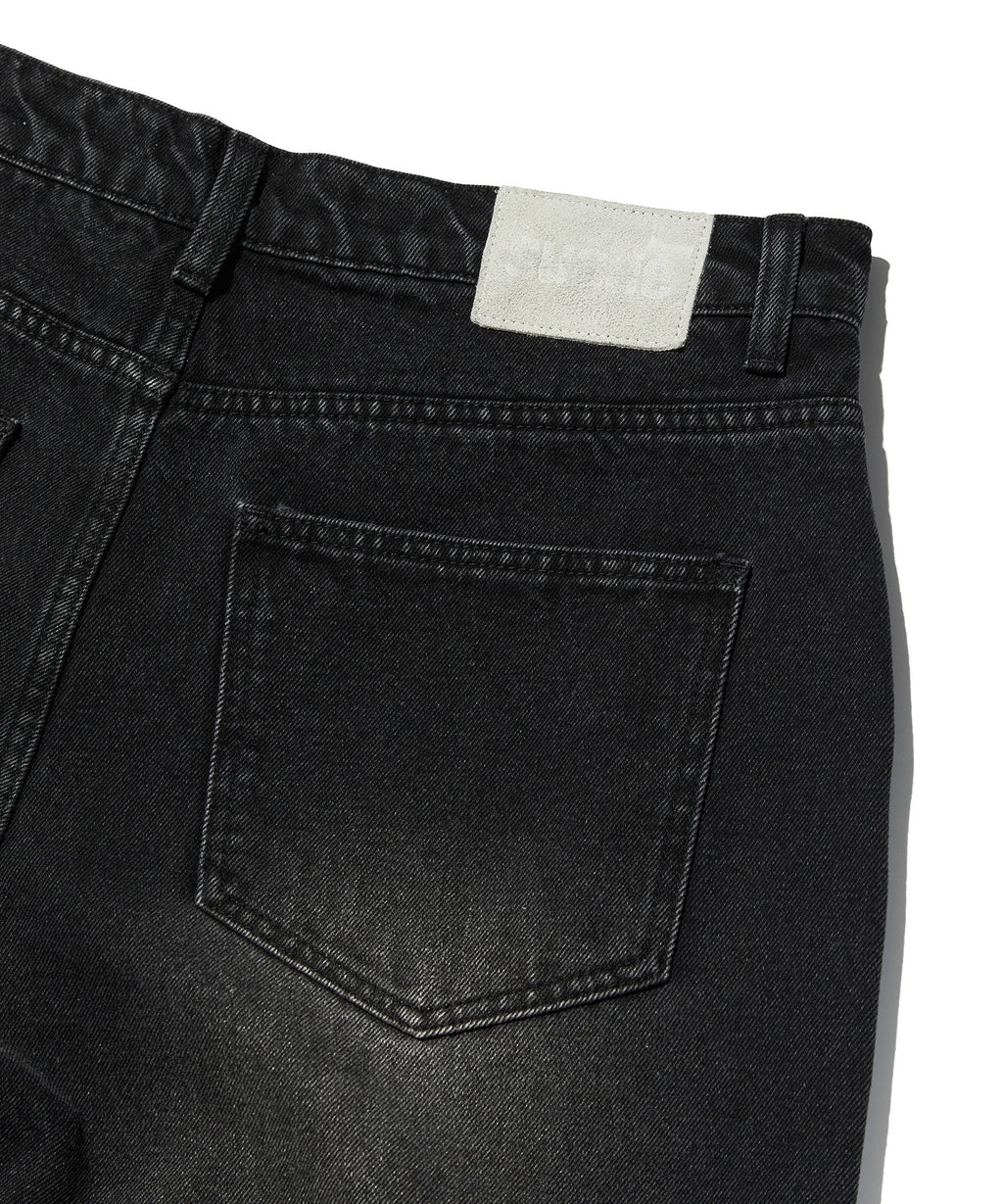WRINKLE DENIM [BLACK]