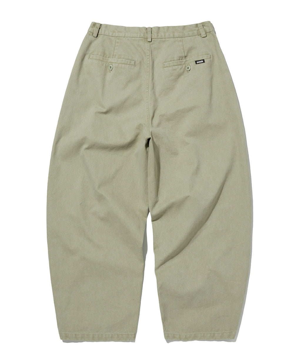 WIDE CHINO PANTS [KHAKI]