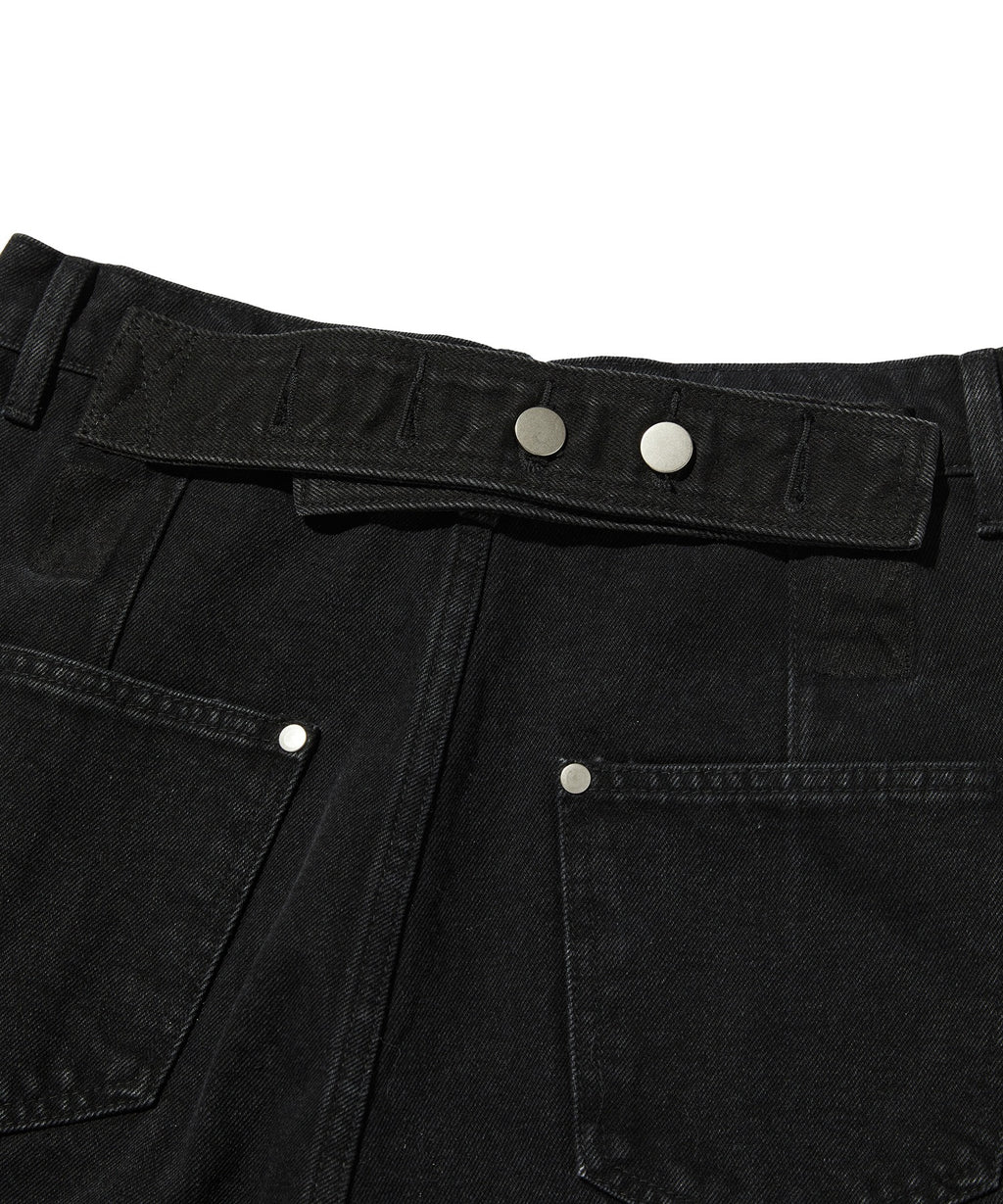 CINCH BACK DENIM [BLACK]
