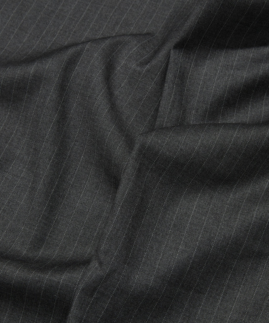 TWO TUCK STRIPE SLACKS [GRAY]