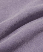 CROPPED WASHED HOOD ZIP UP [PURPLE]